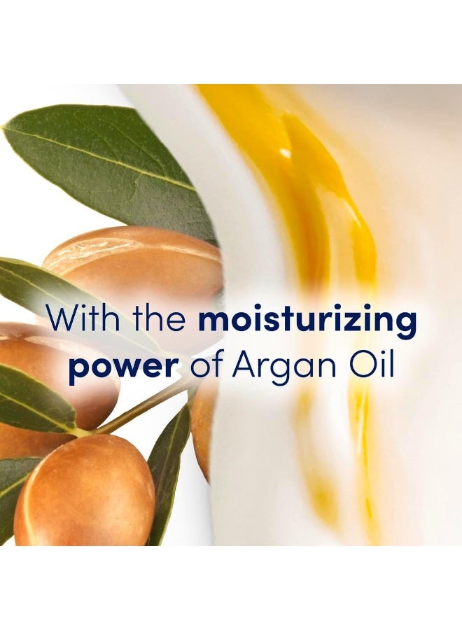 Dove Shampoo hydrates dry hair, leaving it soft and frizz-free for up to 72 hours, Argan Oil Moisture, no dyes, parabens or sulfates, 400ml + Conditioner, 350ml - Image 3